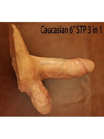 6 inch stp 3 in 1 FTM Trans prosthetic film prop realistic dick penis gender