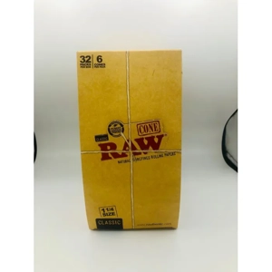 RAW CONES 32PK 1 1/4