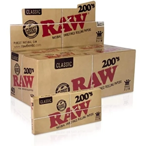 RAW 200S / 40 CT - CLASSIC KING SIZE SLIM
