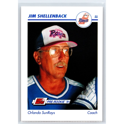 1991 Line Drive AA #496 Jim Shellenback