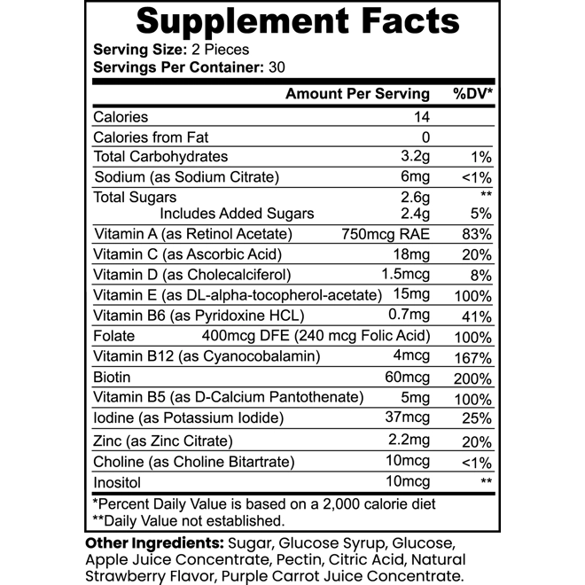 Additional Image for HLW Harmony Health Vitamins