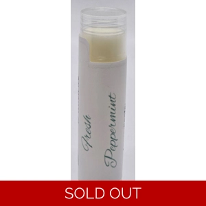 Fresh Peppermint Lip Balm - All Natural