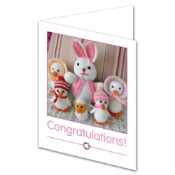 Baby Arrival Card: Girl