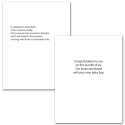 Baby Arrival Card: Boy