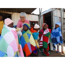 Wrap Eight Children in Blankets