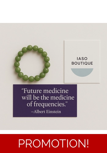 Jade Luck & Protection Imprinted Frequency Beaded Bracelet