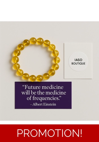 Citrine Abundance Imprinted Frequency Beaded Bracelet