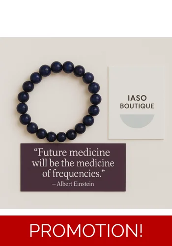 Lapis Intuition Imprinted Frequency Beaded Bracelt