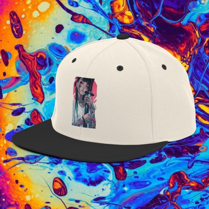 "Samurai waifu" Flat Bill Snap Back