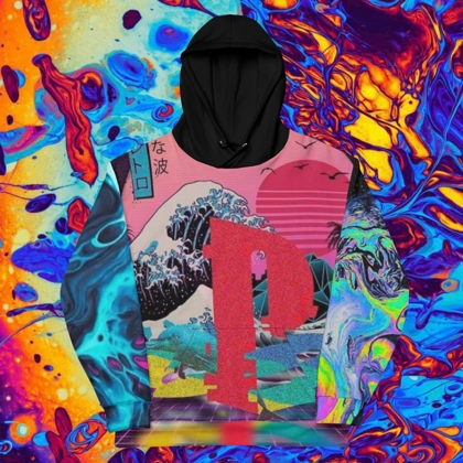 recycled unisex "retro ps1" hoodie