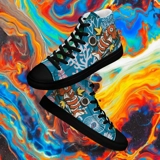 Men's Magikarp Sushi hi top canvas shoes