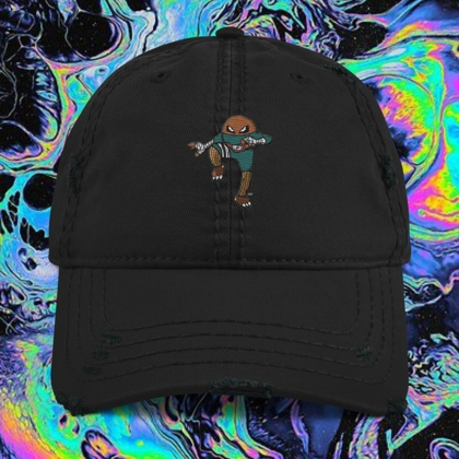 "Rockmon Lee" Distressed baseball cap