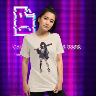 unisex tri blend Anime ..