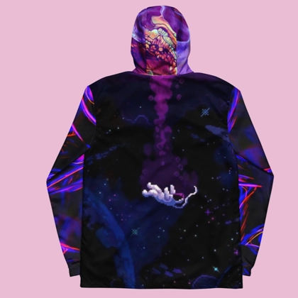 "Waifu Eyes" Men's Streetwear Windbreaker