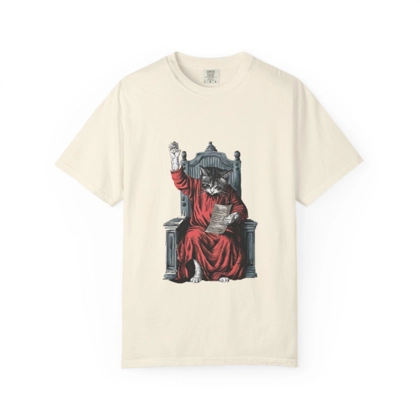 "King of the purrrussian oligarchy" 100% Cotton Garment Dyed t-shirt