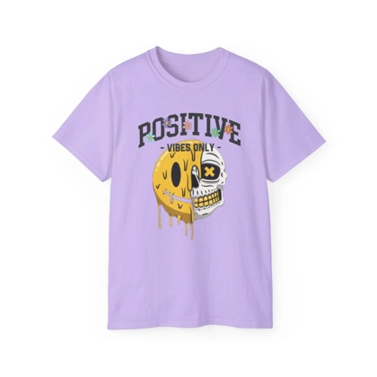 Positive Vibes Eco Friendly Ethically Harvested Cotton T Shirt