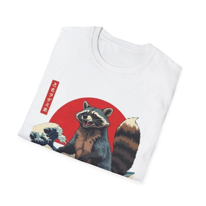 "Racoonzilla" Soft style organic cotton Tshirt
