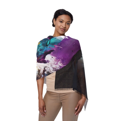 Itshisuteri co. "Abstract Beauty" Series light Scarf