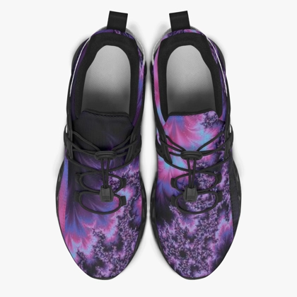 Itshisuteri co. "Indigo Symbiote" Mesh low top running shoes