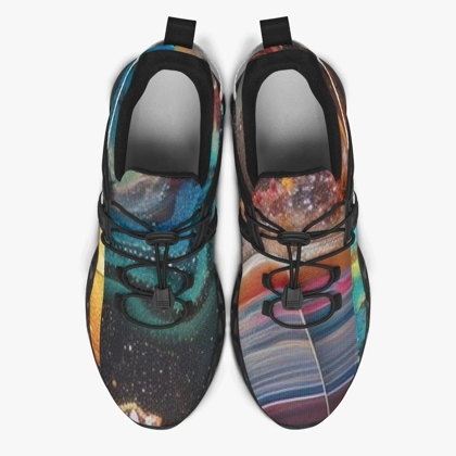ItsHisuteri co. Abstract Athletic Mesh Runners
