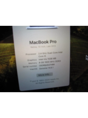 2013 Apple Macbook Pro 13