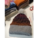 Rusty Bubble Beanie with pompom