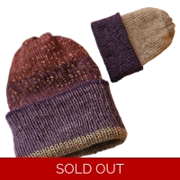 Simple Beanie - Orange, Purple, Cream, Sparkles