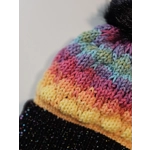 Pompom Beanie - Double Layer - Shiny Brim
