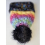 Pompom Beanie - Double Layer - Shiny Brim