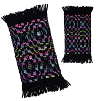 Handwoven Coasters – Medium Rectangle - Set of 4