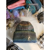Simple Ribbed Beanie Green Blue Yellow Brown