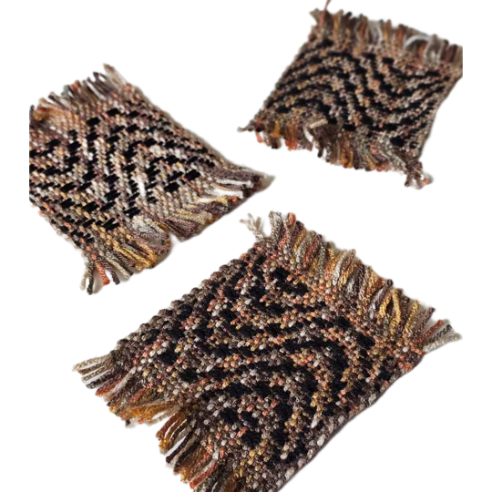 Handwoven Coasters - small - set of 4
