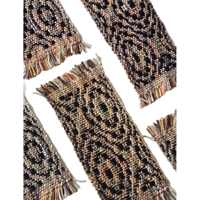 Handwoven Coasters – Medium Rectangle - Set of 4