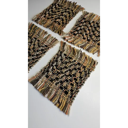 Handwoven Coasters - small - set of 4