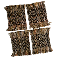 Handwoven Coasters - small - set of 4