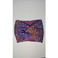 Twisted Headband Purple Pink