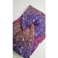 Twisted Headband Purple Pink