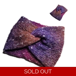 Twisted Headband Purple Pink