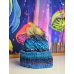 Pompom Beanie - Double Layer..