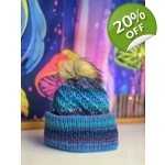 Pompom Beanie - Double Layer..
