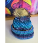 Pompom Beanie - Double Layer  - Wool