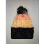 Pompom Beanie - Double Layer - Shiny Brim