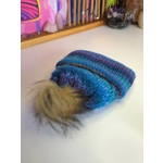 Pompom Beanie - Double Layer  - Wool