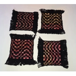 Handwoven Coasters - small - set of 4