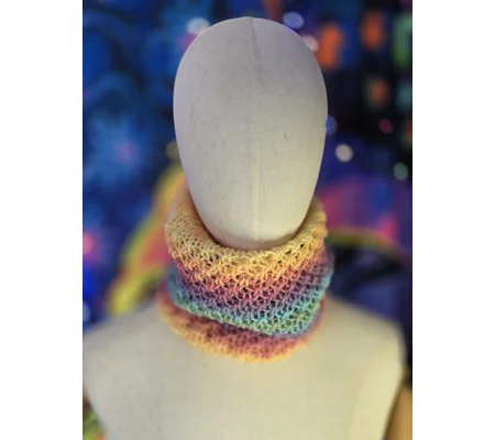 Neck Warmer- Lightweight - Rainbow
