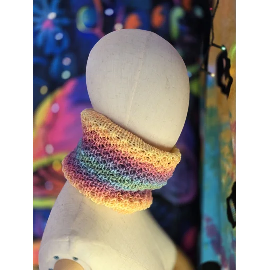 Neck Warmer- Lightweight - Rainbow