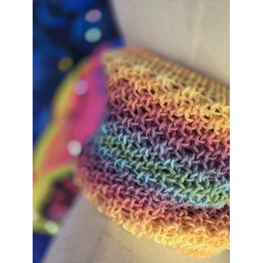 Neck Warmer- Lightweight - Rainbow