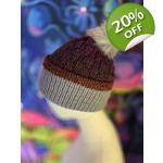Rusty Bubble Beanie with pom..