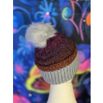 Rusty Bubble Beanie with pompom