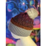 Rusty Bubble Beanie with pompom